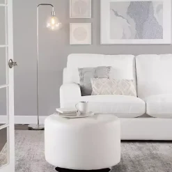 Kirklands Home Silver Metro Floor Lamp Clear Sale