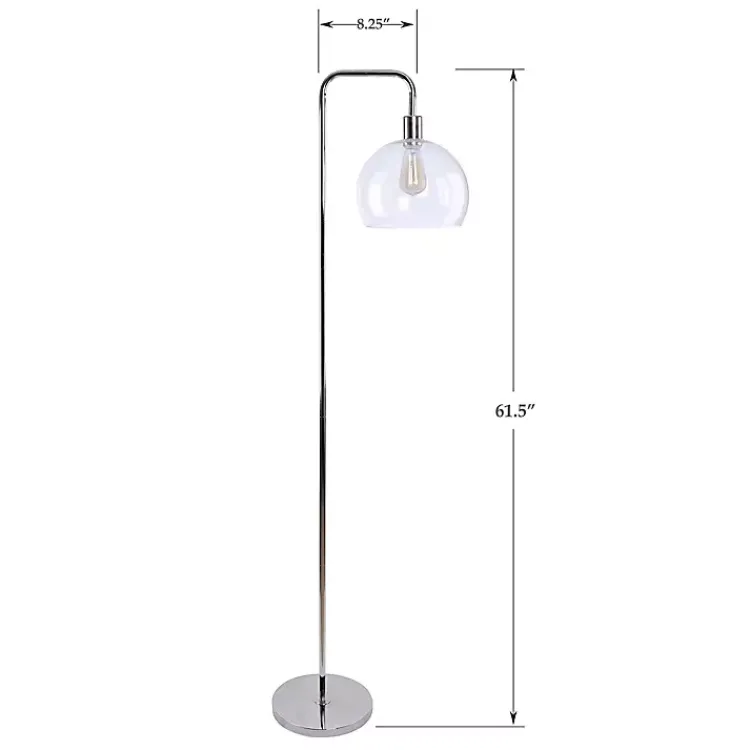 Kirklands Home Silver Metro Floor Lamp Clear Sale