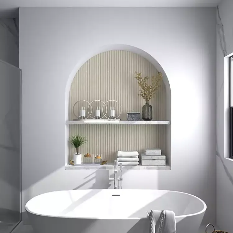 Candle Holders>Kirklands Home Overlapping Halo Hurricane Candle Runner Silver