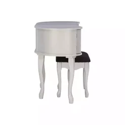 Kirklands Home Silver Paloma Flip-Top 2-pc. Vanity Set Gray