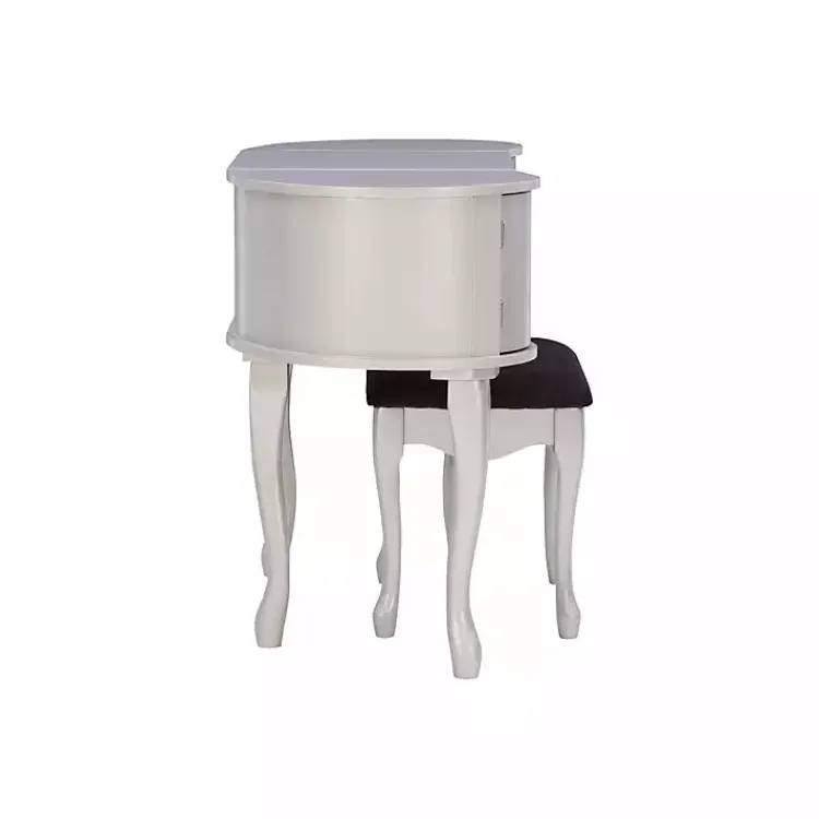 Kirklands Home Silver Paloma Flip-Top 2-pc. Vanity Set Gray