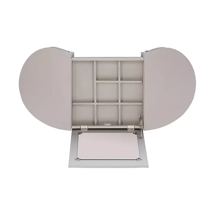 Kirklands Home Silver Paloma Flip-Top 2-pc. Vanity Set Gray