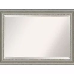 Kirklands Home Silver Patina Scallop Framed Mirror, 30x42 in. Sale