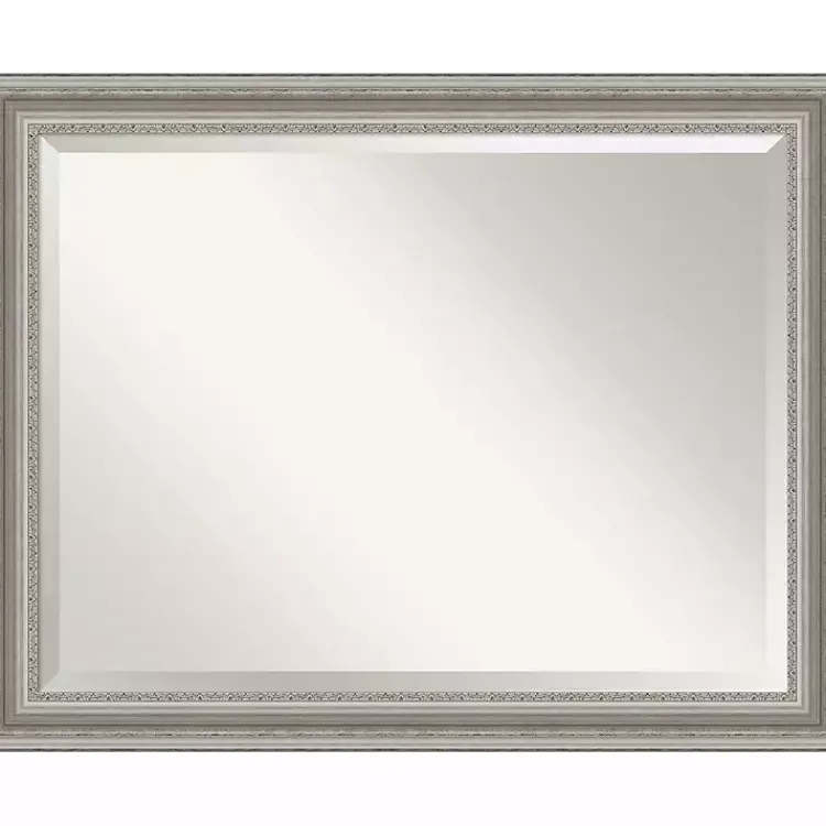 Kirklands Home Silver Patina Scallop Framed Mirror, 35x45 in. Discount