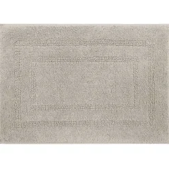 Kirklands Home Silver Reversible Cotton Bath Mat, 34 in. Gray Clearance