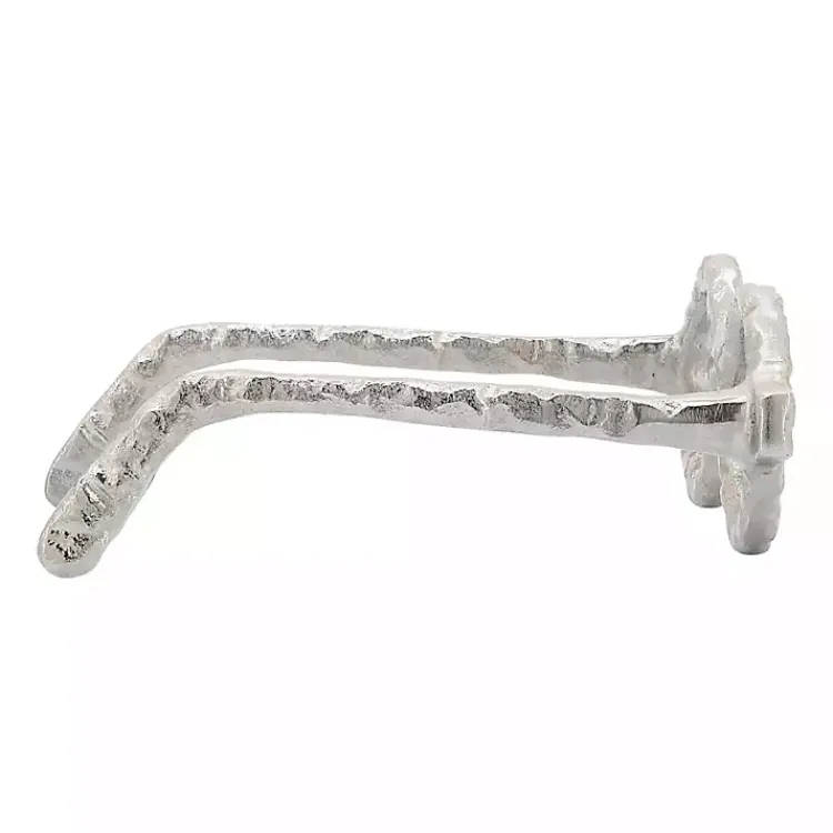 Statues & Figurines>Kirklands Home Round Eye Glasses Sculpture Silver