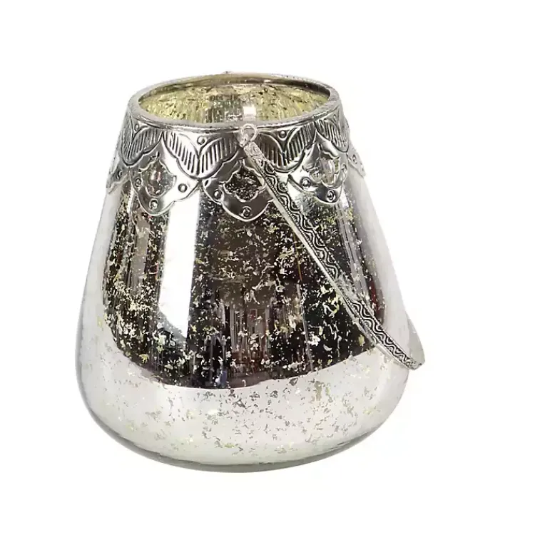 Candle Holders>Kirklands Home Speckled Votive Candle Holders, Set of 3 Silver