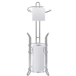 Kirklands Home Toilet Paper Storage Stand Silver Best