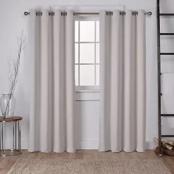 Kirklands Home Twill Blackout Curtain Panel Set, 84 in. Silver Online