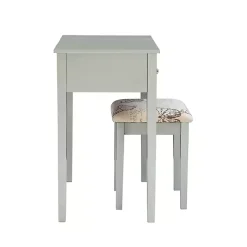 Kirklands Home Silver Virginia Butterfly 2-pc. Vanity Set Gray Best