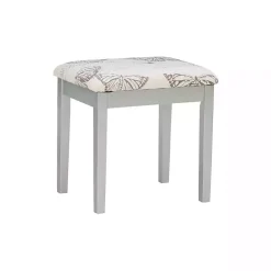 Kirklands Home Silver Virginia Butterfly 2-pc. Vanity Set Gray Best