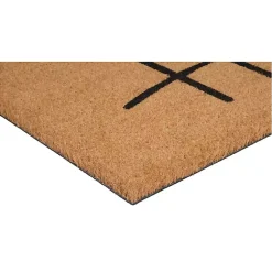 Kirklands Home Simple Hello Script Doormat, 48x24 Brown