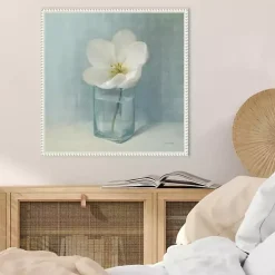 Kirklands Home Single White Tulip Framed Canvas Art Print Outlet