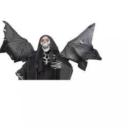 Halloween>Kirklands Home Skeleton with Wings Decoration Black