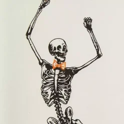 Kirklands Home Skeletons Printed Assorted Dishtowels, Set of 3 New