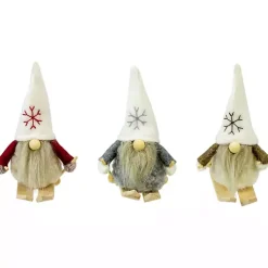 Christmas Ornaments>Kirklands Home Skiing Gnome Ornaments, Set of 3