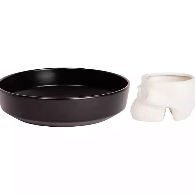 Halloween>Kirklands Home Skull Chip and Dip Serving Set