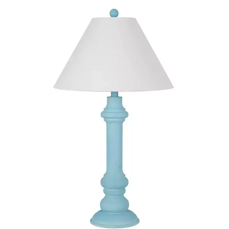 Kirklands Home Sky Blue Coastal Ariel Table Lamps, Set of 2 New