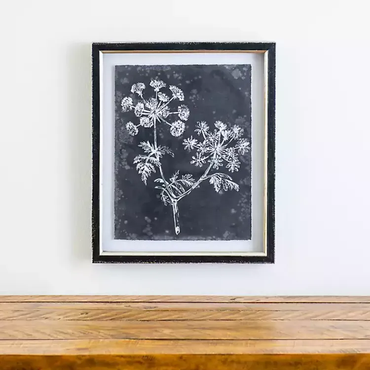 Kirklands Home Slate Floral I Framed Art Print Blue Discount