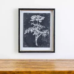 Kirklands Home Slate Floral II Framed Art Print Blue Best