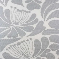 Kirklands Home Slate Floral Outdoor Area Rug, 4x6 Outlet