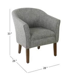 Kirklands Home Slate Accent Chair Gray Discount