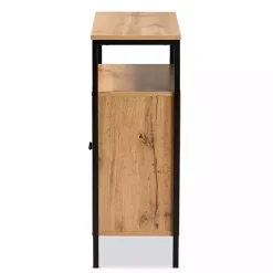 Kirklands Home Slatted Oak Wood Cabinet Online