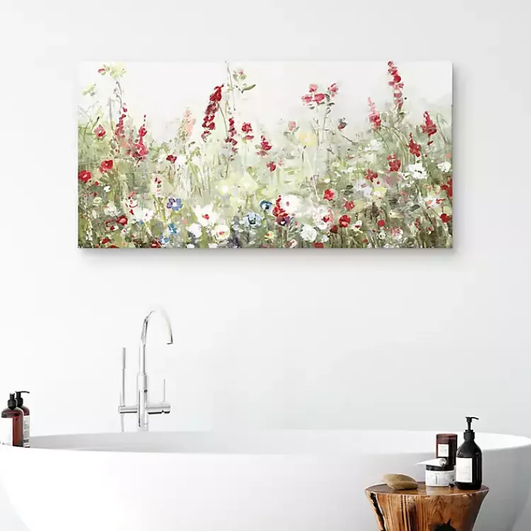 Kirklands Home Sleepy Spring Meadow Canvas Art Print Hot