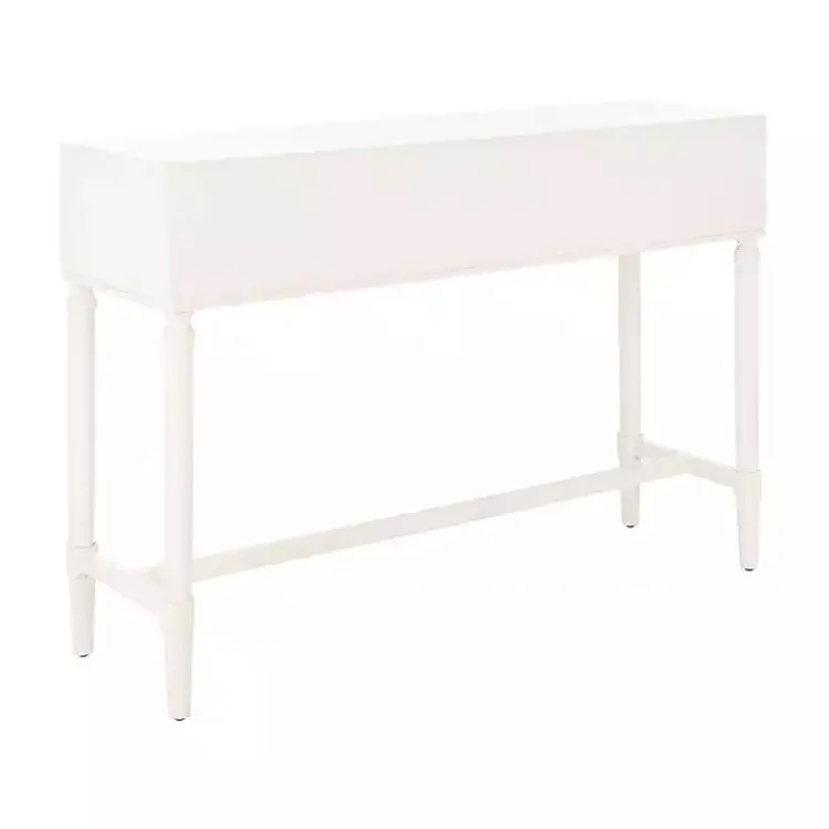 Kirklands Home Sloane Four-Drawer Console Table White Sale