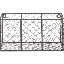 Kirklands Home Small Wall Hanging Chicken Wire Baskets, Set of 2 Clearance