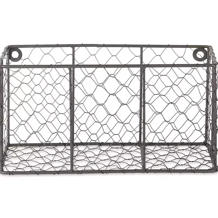 Kirklands Home Small Wall Hanging Chicken Wire Baskets, Set of 2 Clearance