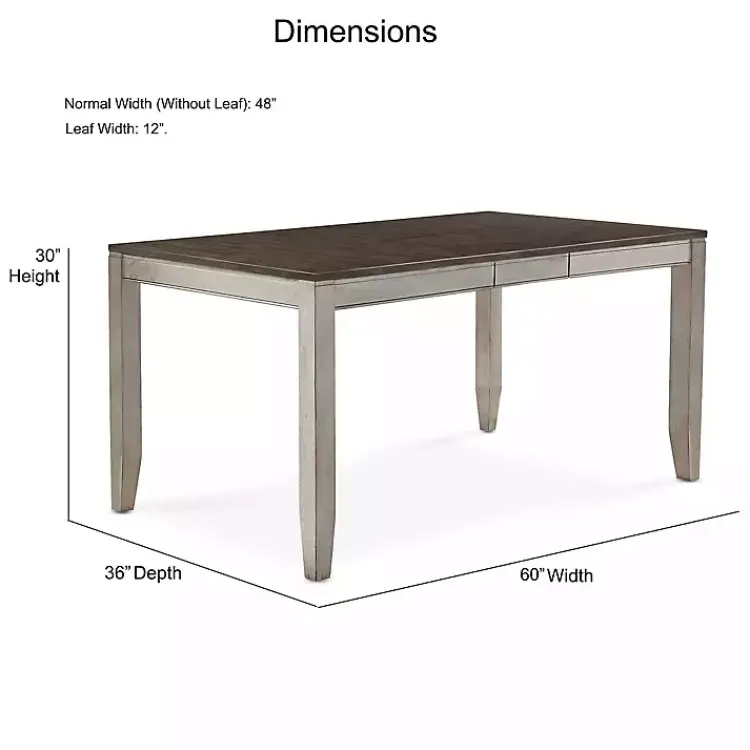 Kirklands Home Smoked Alabaster and Honey Wood Dining Table Outlet