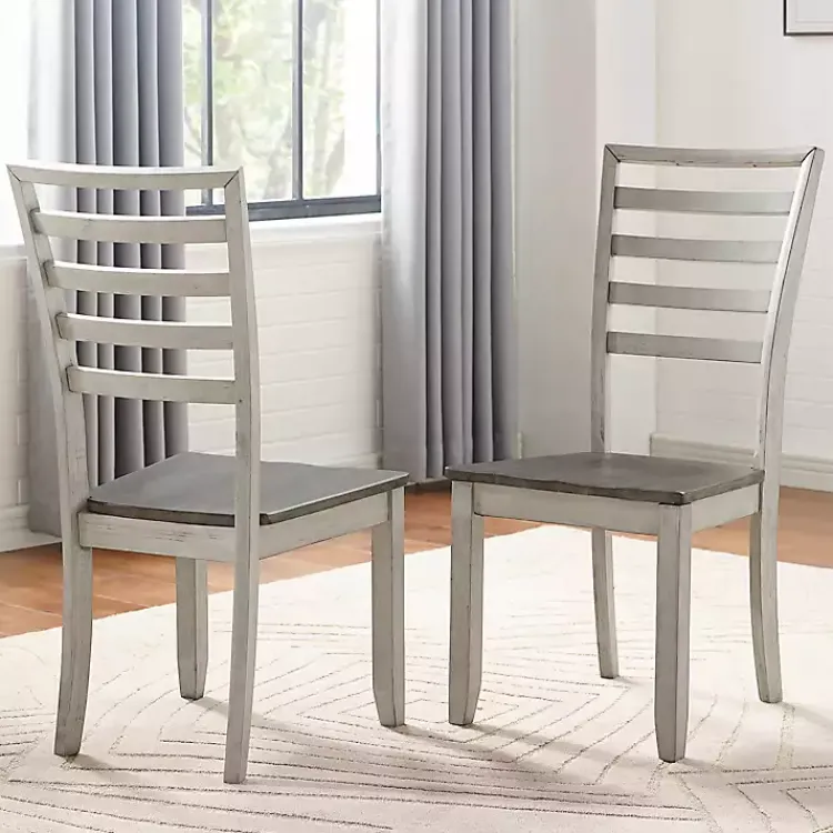 Kirklands Home Smoked Alabaster and Honey Wood 7-pc. Dining Set