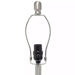 Kirklands Home Smokey Hammered Glass Shade Table Lamp Gray