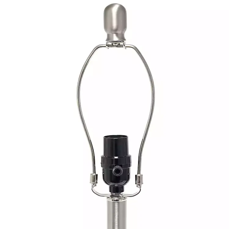 Kirklands Home Smokey Hammered Glass Shade Table Lamp Gray