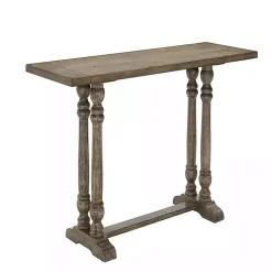 Kirklands Home Smokey Oak Wood Chandler Counter Height Table Online