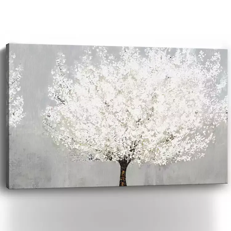 Kirklands Home Snow Kissed Blossoms Giclee Canvas Art Print Online