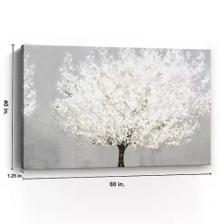 Kirklands Home Snow Kissed Blossoms Giclee Canvas Art Print Online