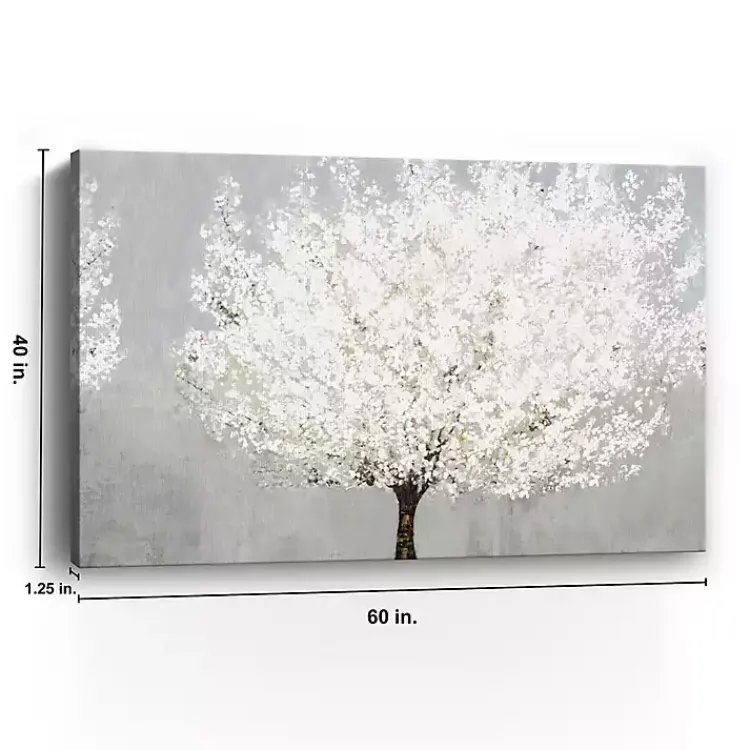 Kirklands Home Snow Kissed Blossoms Giclee Canvas Art Print Online