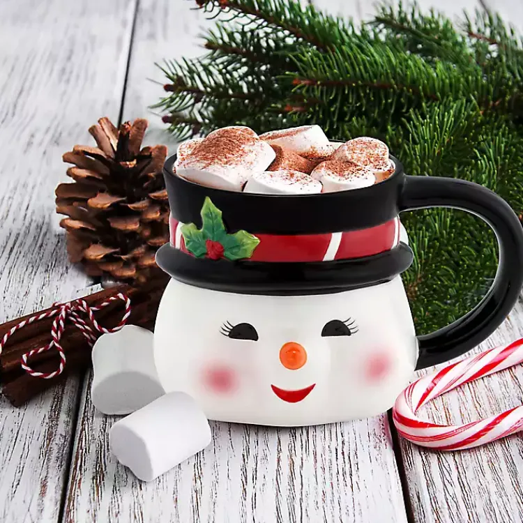 Kirklands Home Snowman Christmas Mug