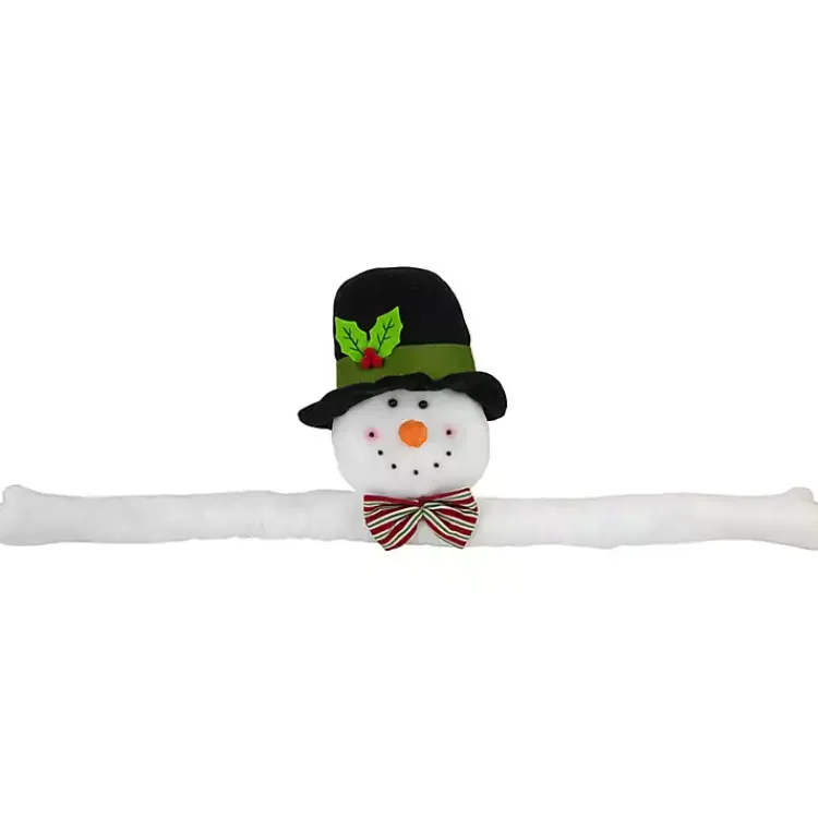 Christmas Tree Decorations>Kirklands Home Snowman Plush Christmas Tree Topper White