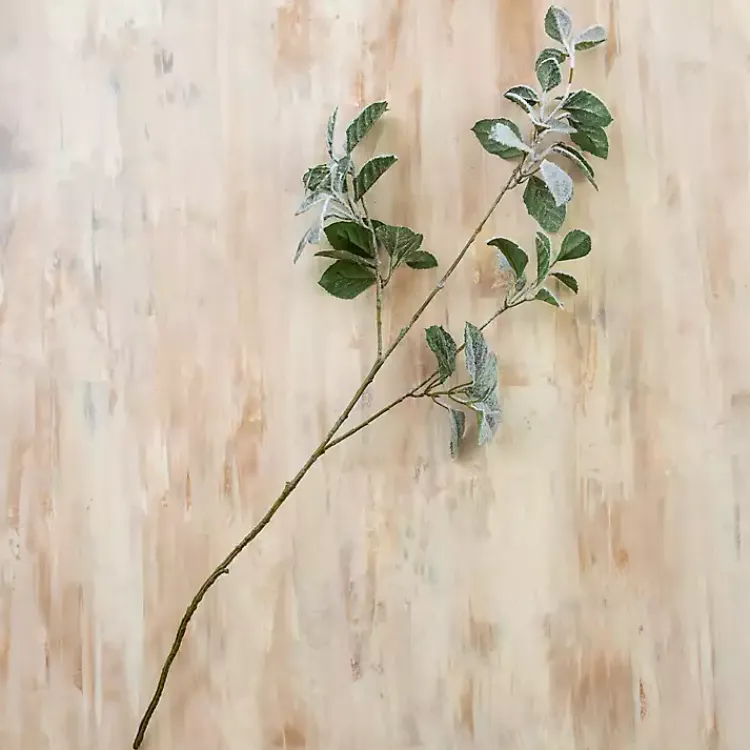 Christmas Arrangements & Garland>Kirklands Home Snowy Eucalyptus Stems, Set of 3 Green