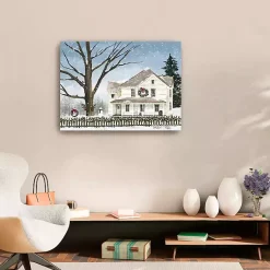 Christmas Art & Wall Decor>Kirklands Home Snowy Grandma's House Canvas Art Print, 32x24 in.