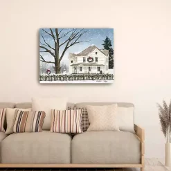 Christmas Art & Wall Decor>Kirklands Home Snowy Grandma's House Canvas Art Print, 40x30 in.