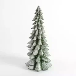 Christmas Decorations>Kirklands Home Snowy Tiered Christmas Tree, 18 in. Green