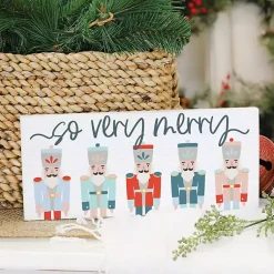 Christmas Art & Wall Decor>Kirklands Home So Very Merry Nutcracker Wall Plaque