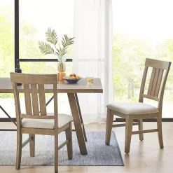 Kirklands Home Sofia High Back Dining Chairs, Set of 2 Gray Sale