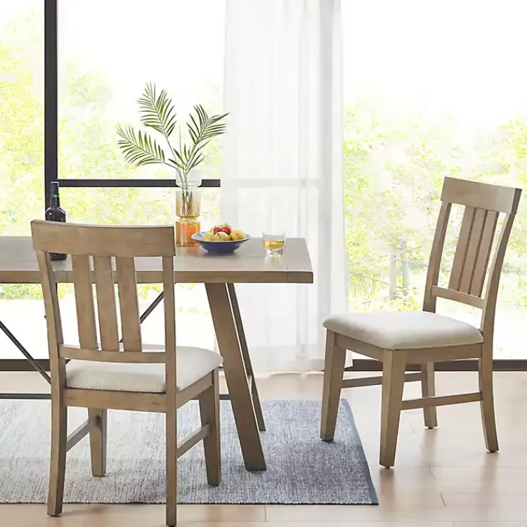 Kirklands Home Sofia High Back Dining Chairs, Set of 2 Gray Sale