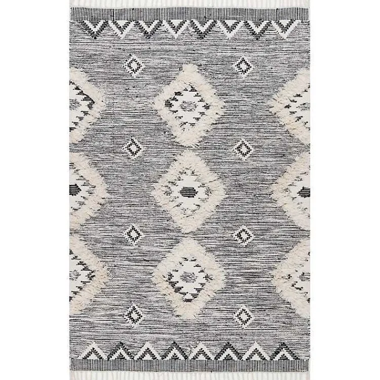 Kirklands Home Sofia Moroccan Fringe Area Rug, 8x10 Gray Best
