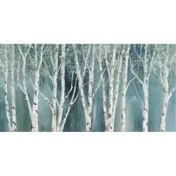 Kirklands Home Soft Birch on Blue Canvas Art Print Discount